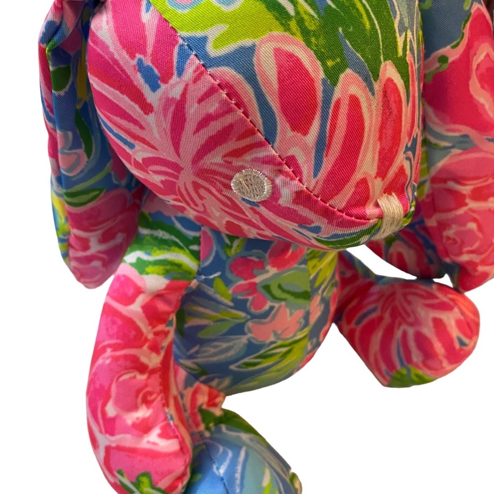 Lilly Pulitzer Stuffed Plush Bunny Rabbit Zanzibar Fl… Gem